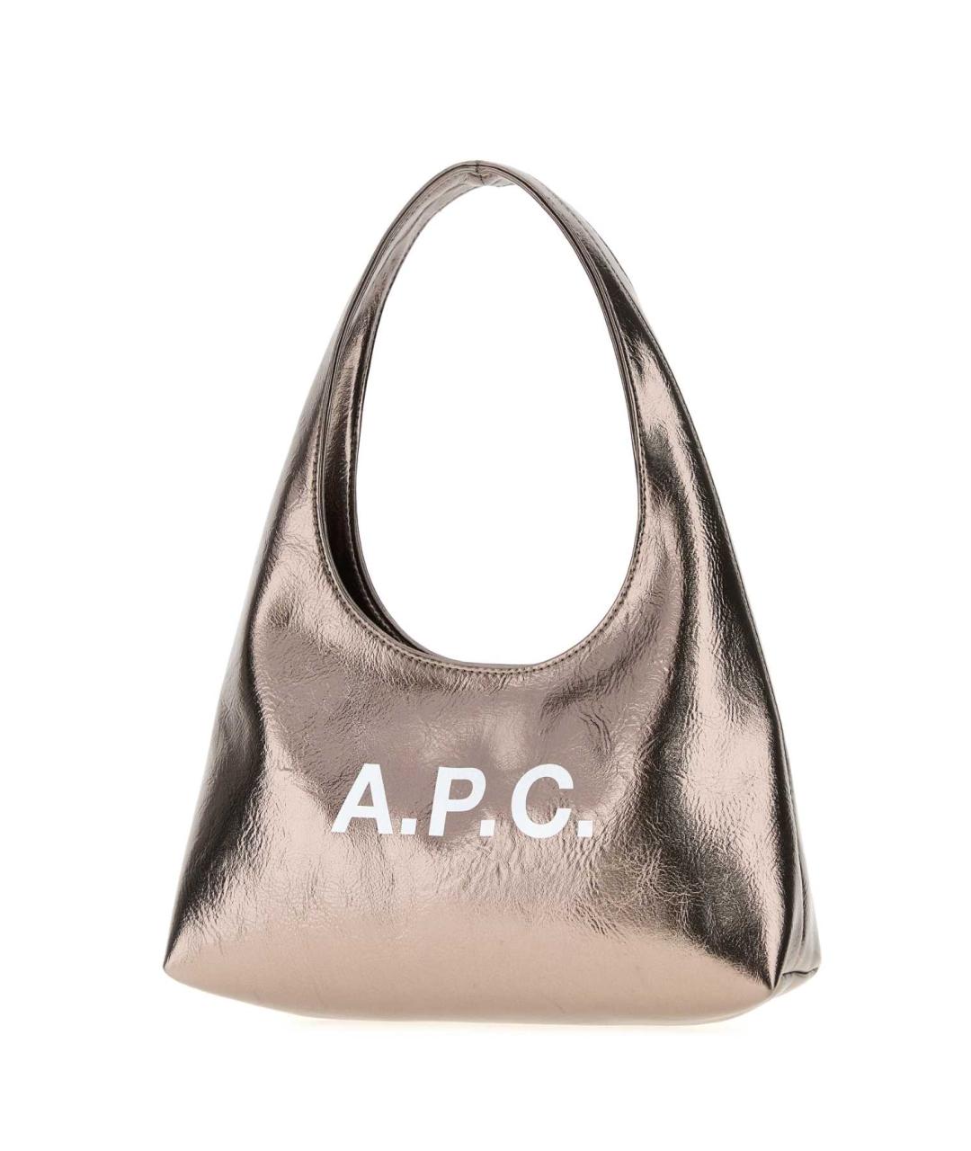 A.P.C. Золотая сумка через плечо, фото 2