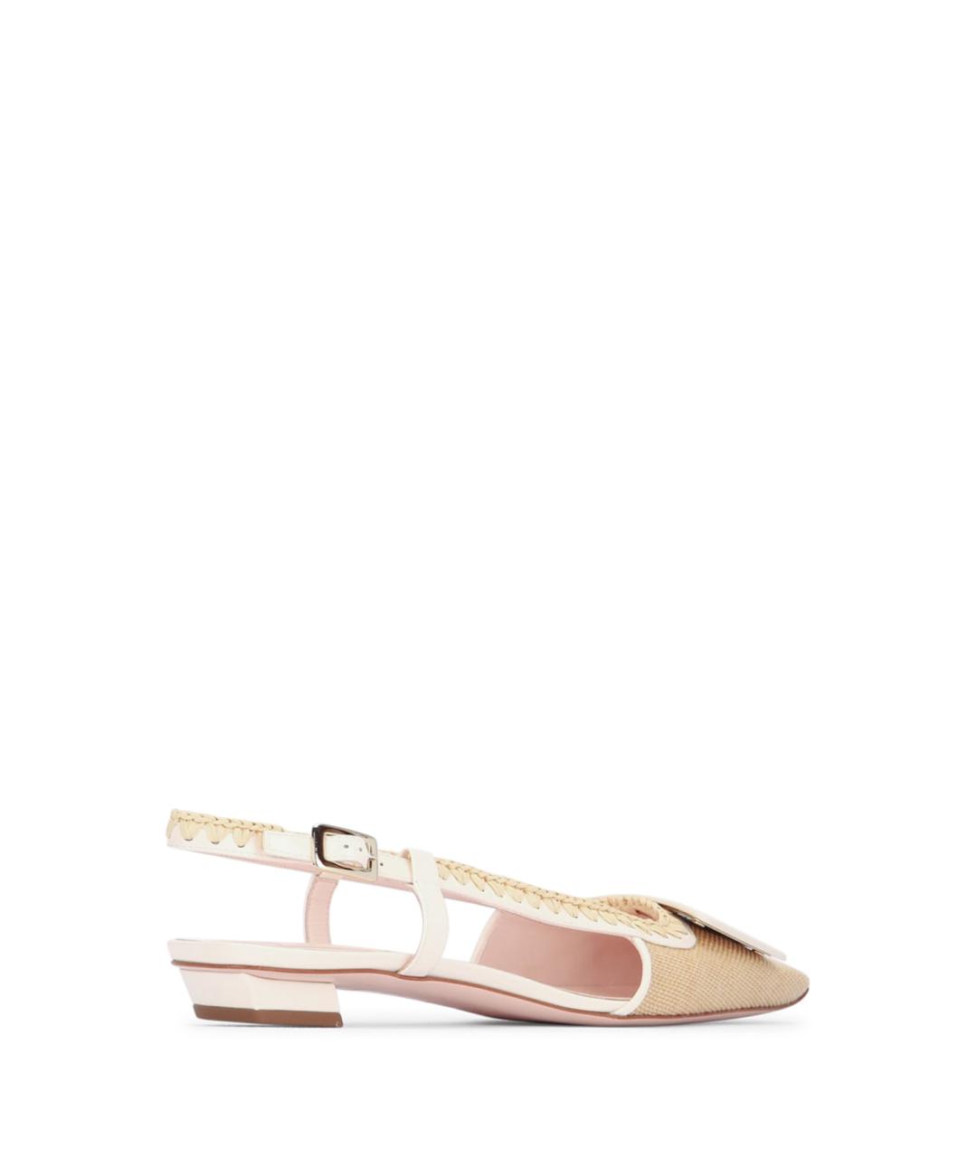 ROGER VIVIER Бежевые балетки, фото 3