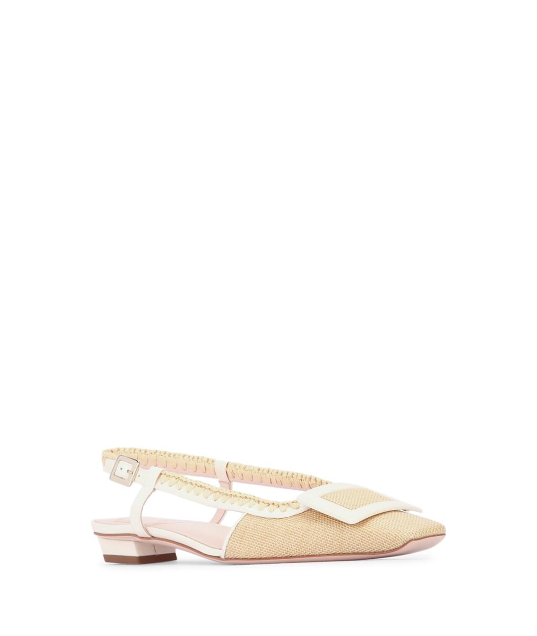 ROGER VIVIER Бежевые балетки, фото 2