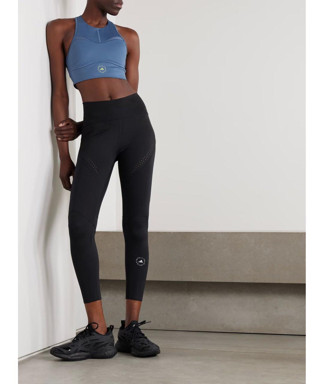 ADIDAS BY STELLA MCCARTNEY Синяя полиэстеровая майка, фото 3