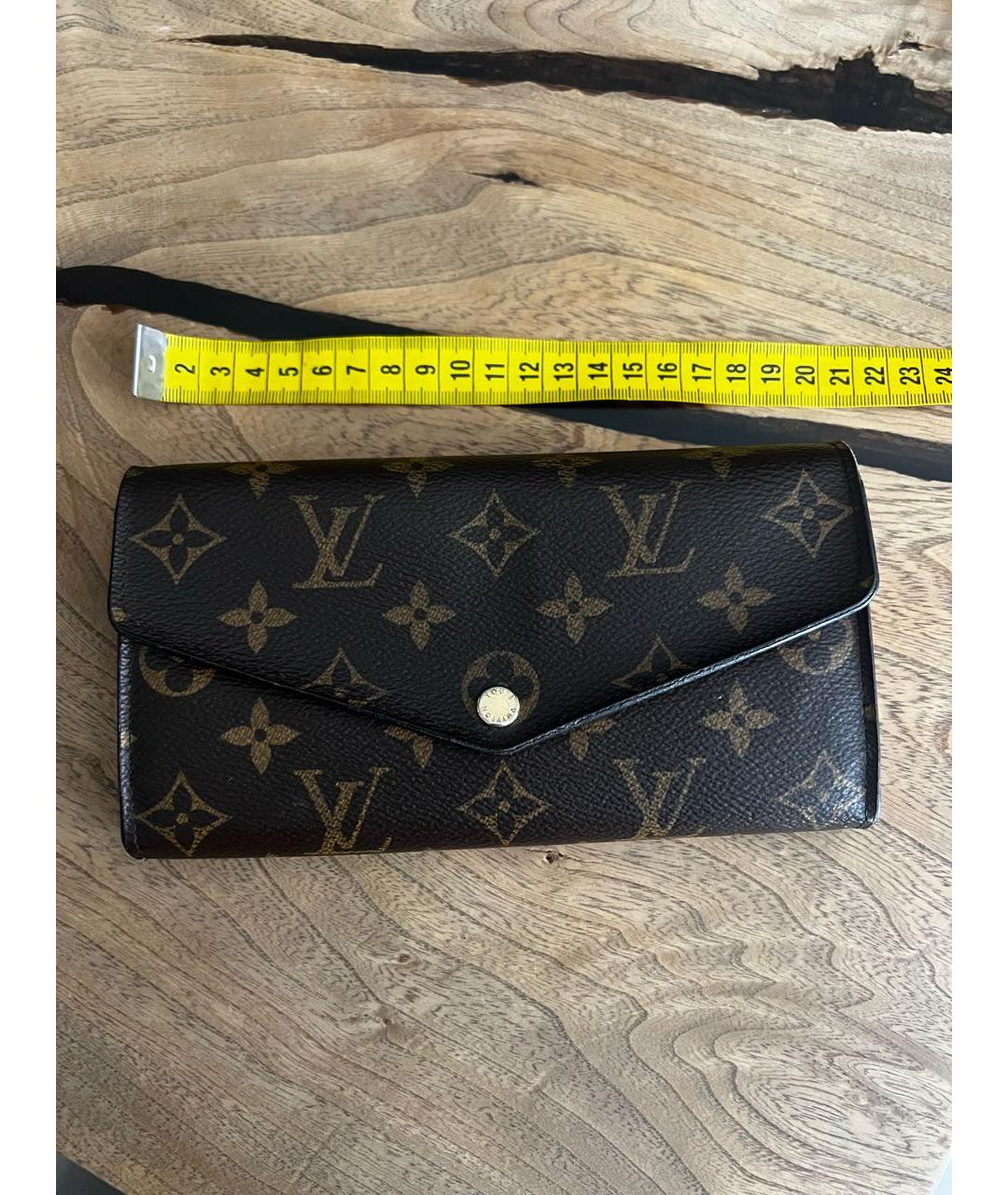 LOUIS VUITTON Коричневый кошелек, фото 2