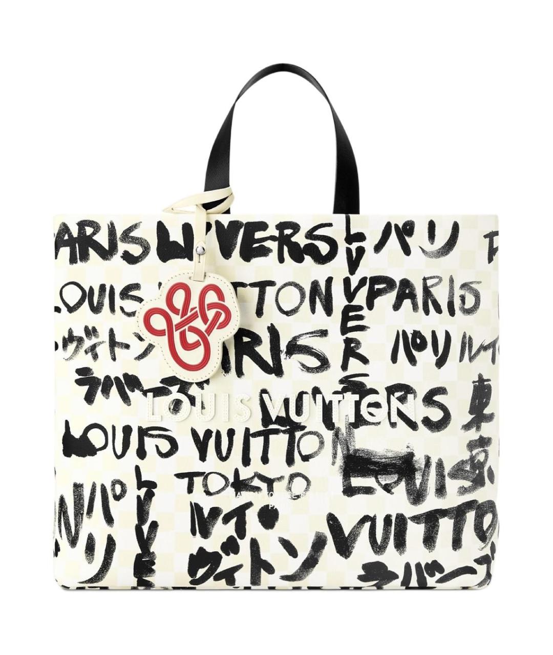 LOUIS VUITTON Белая сумка с короткими ручками, фото 1