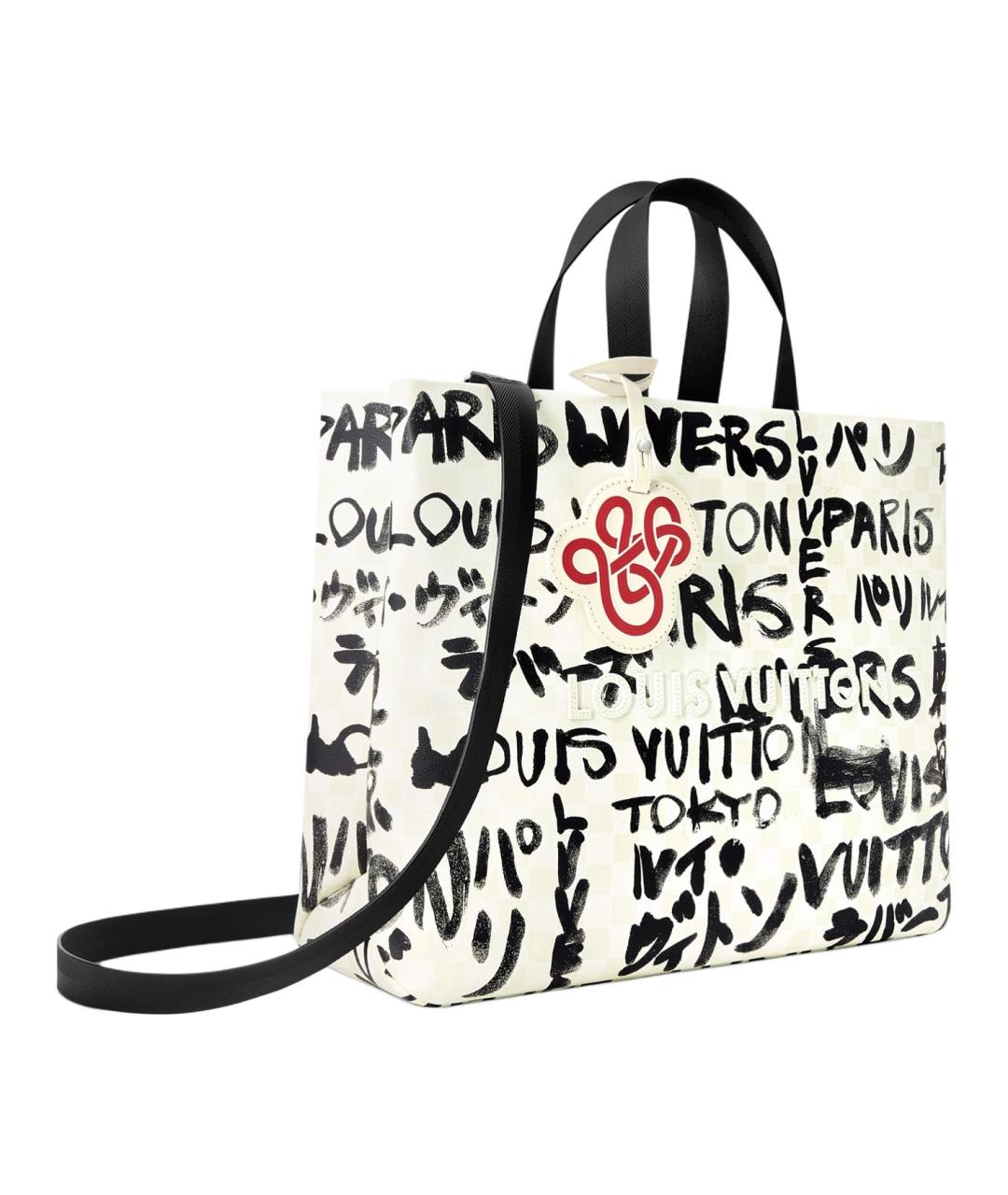 LOUIS VUITTON Белая сумка с короткими ручками, фото 2