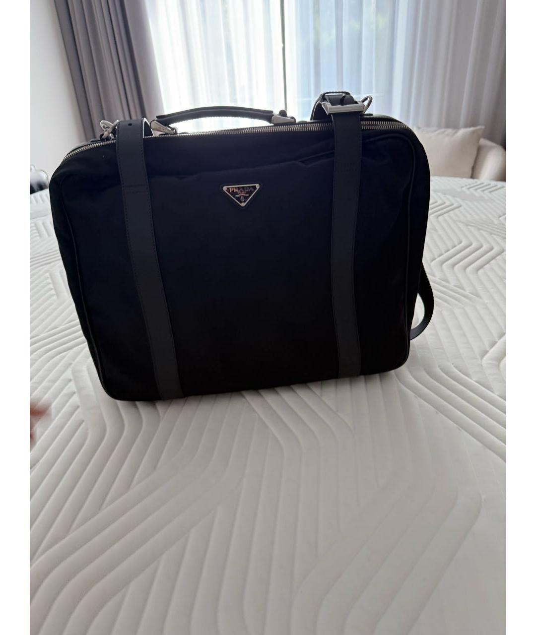 PRADA Черный портфель, фото 8