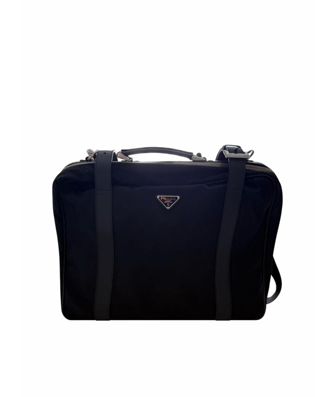 PRADA Черный портфель, фото 1