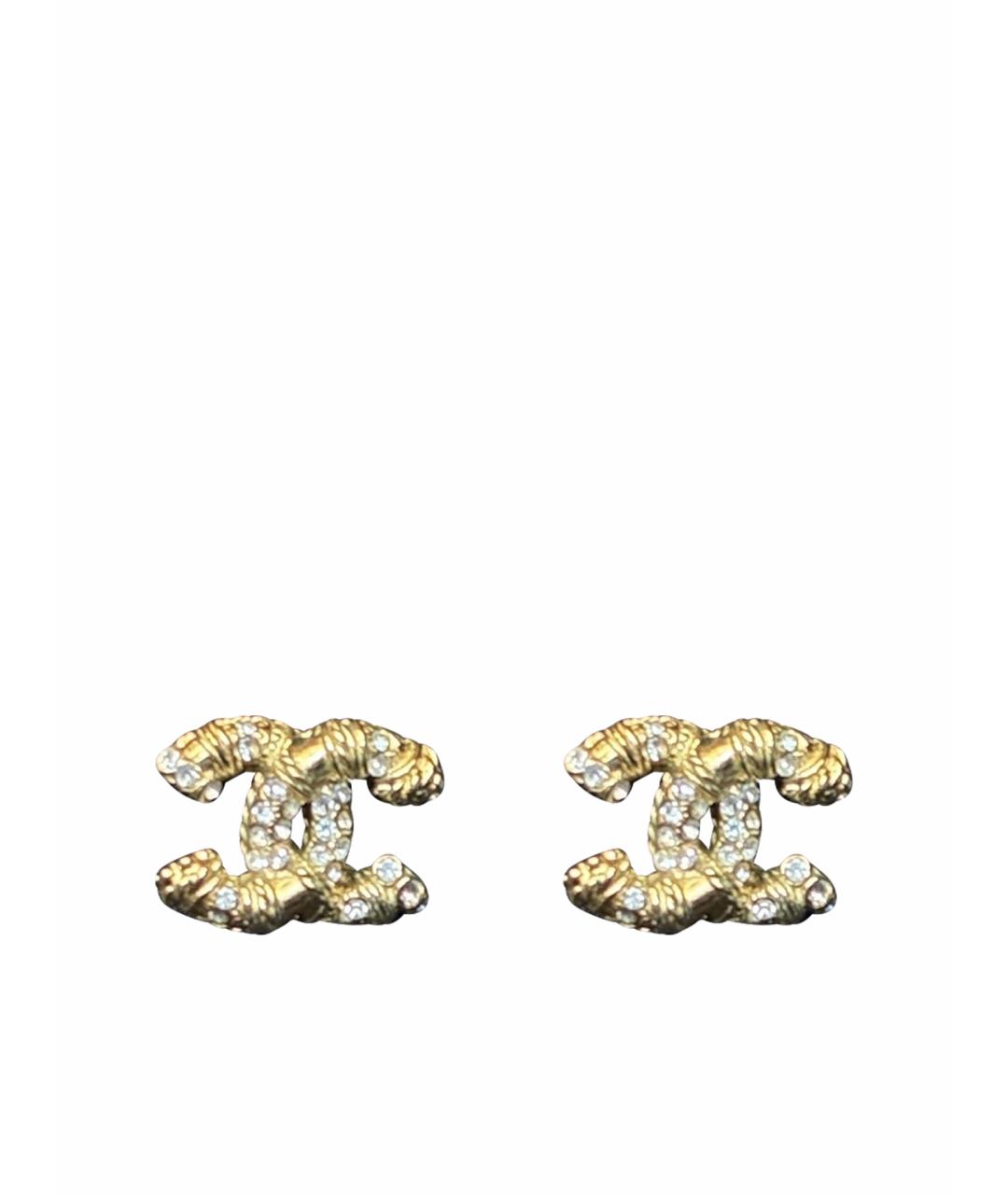 CHANEL Золотые серьги, фото 1