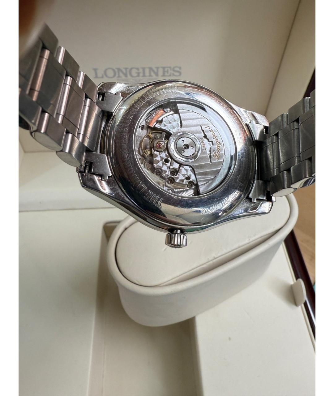 LONGINES Серебряные стальные часы, фото 3