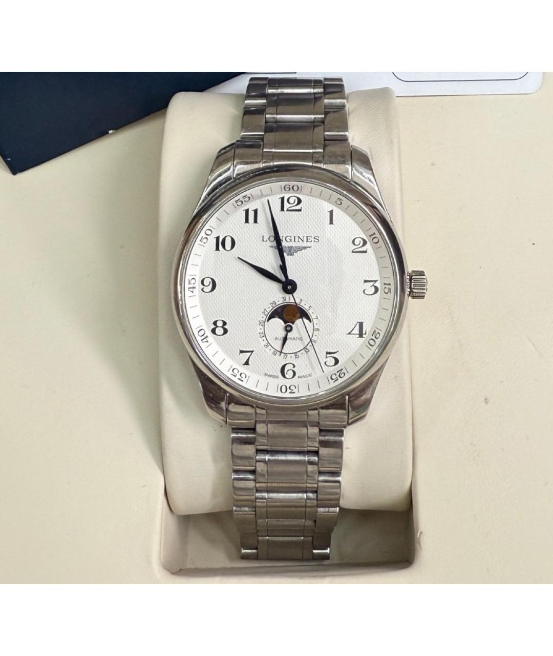 LONGINES Серебряные стальные часы, фото 2