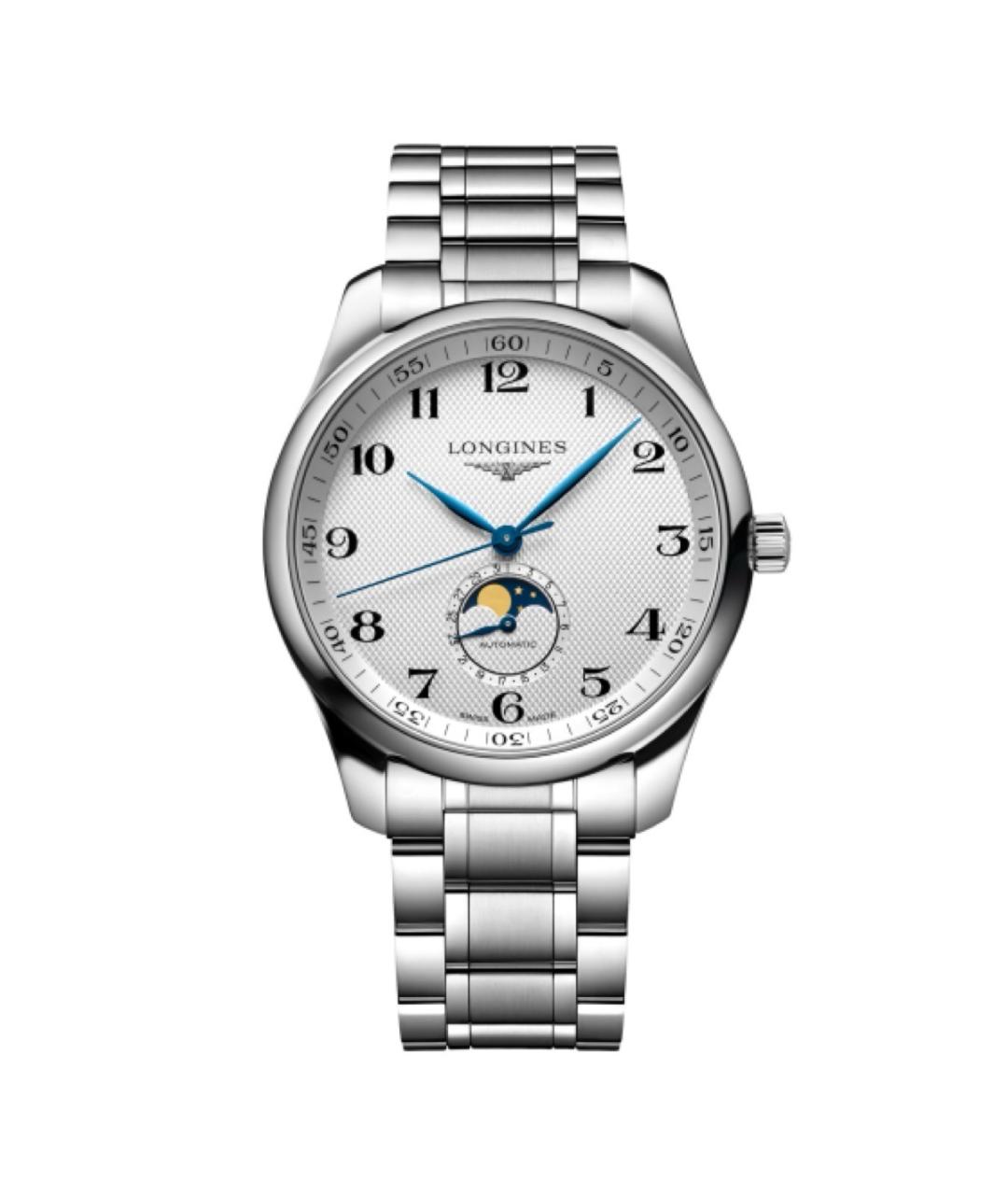 LONGINES Серебряные стальные часы, фото 1