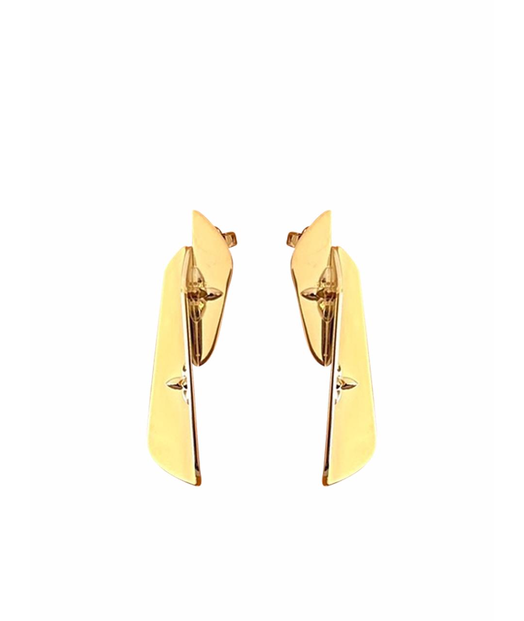 LOUIS VUITTON Золотые серьги, фото 1