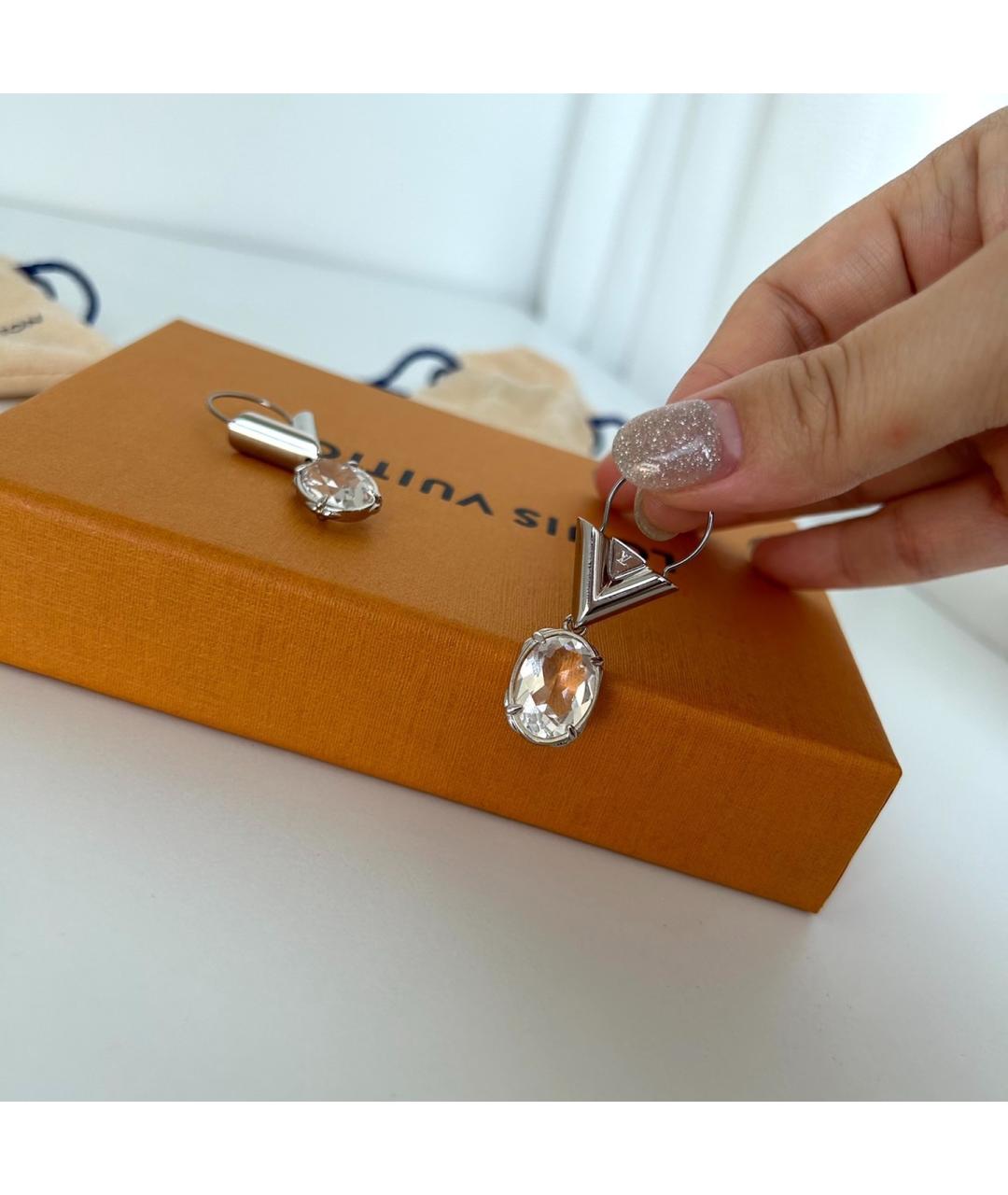 LOUIS VUITTON Серебряные серьги, фото 4