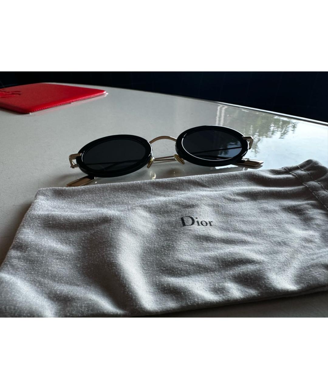 CHRISTIAN DIOR Черные солнцезащитные очки, фото 3