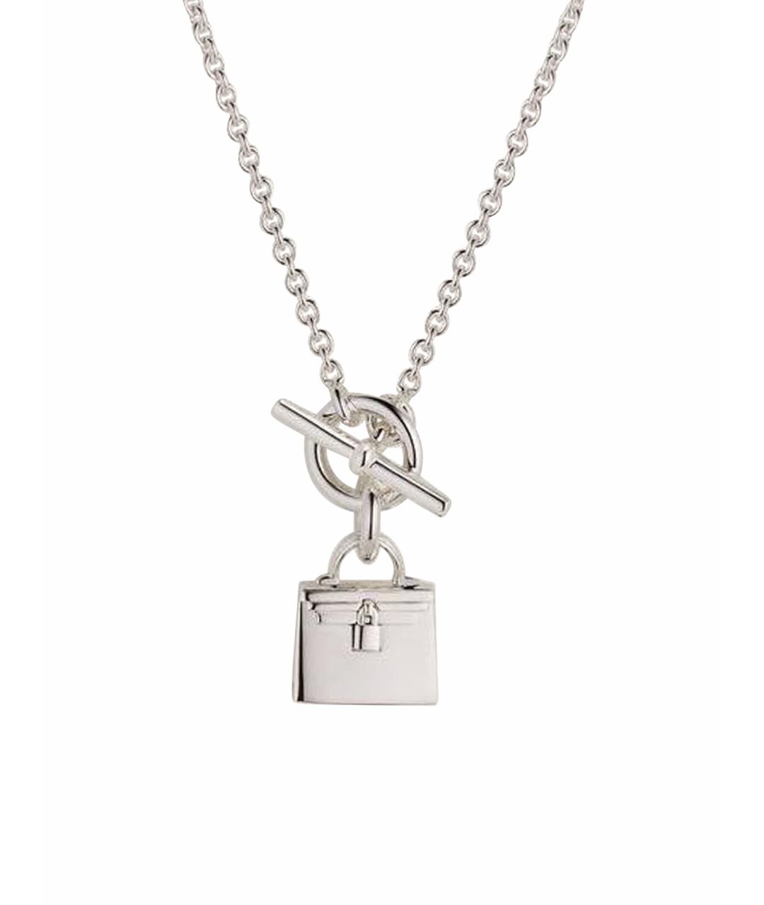 HERMES Серебряное серебряное колье, фото 1