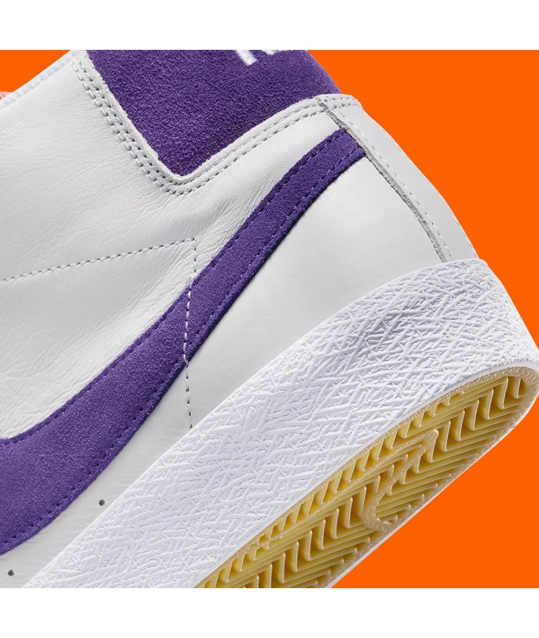 NIKE Белые кожаные высокие кроссовки / кеды, фото 7