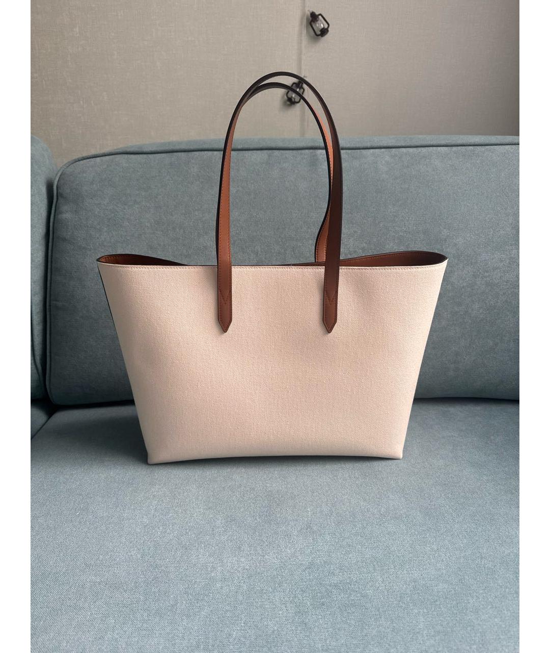 JIMMY CHOO Бежевая сумка тоут, фото 3