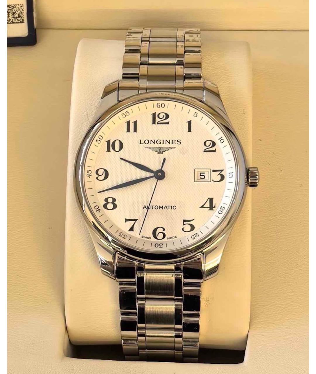 LONGINES Серебряные стальные часы, фото 3