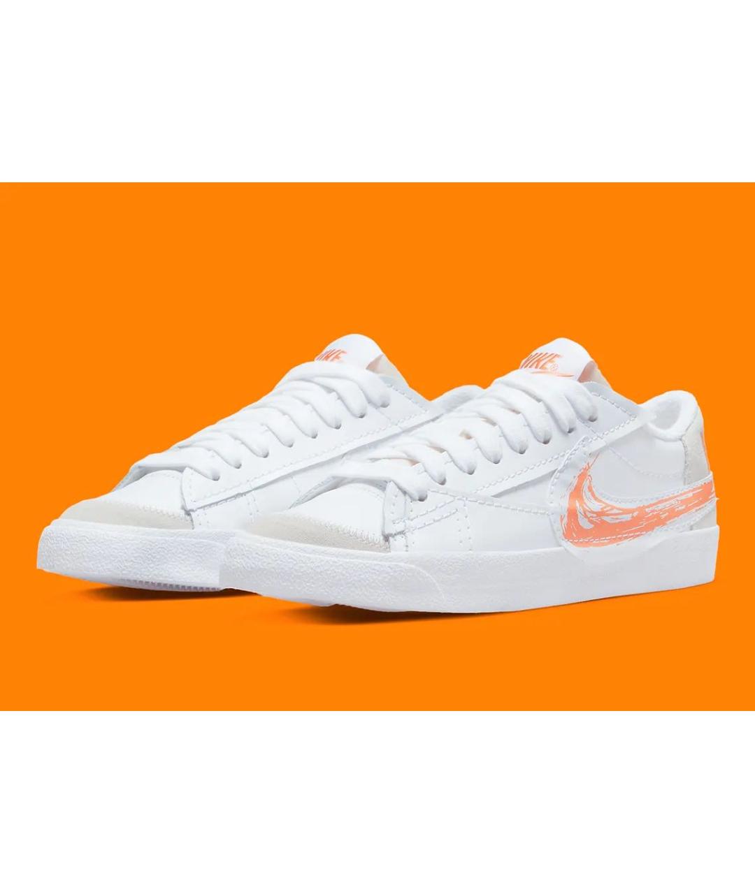 NIKE Белые кожаные кеды, фото 2