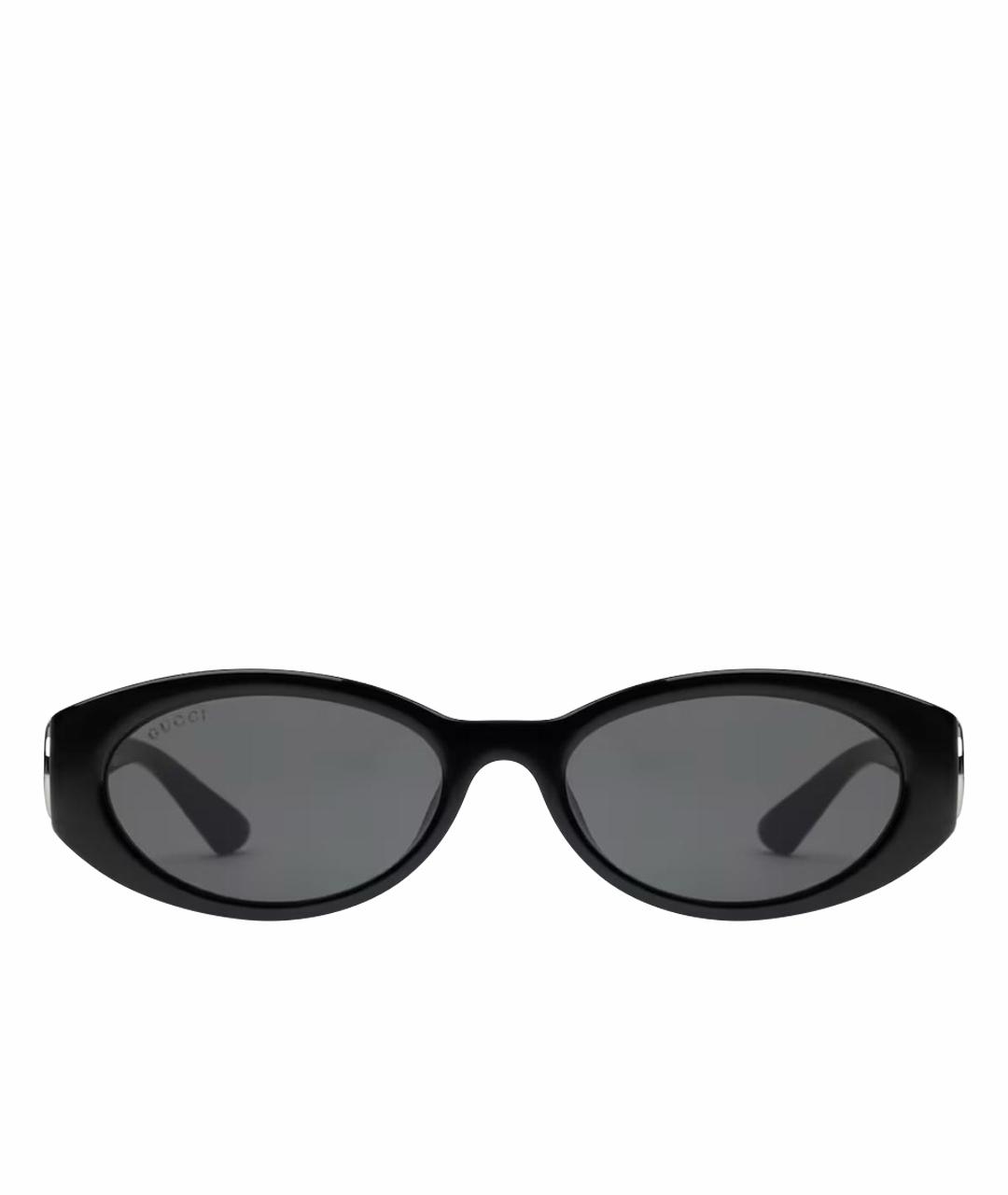 GUCCI Черные пластиковые солнцезащитные очки, фото 1