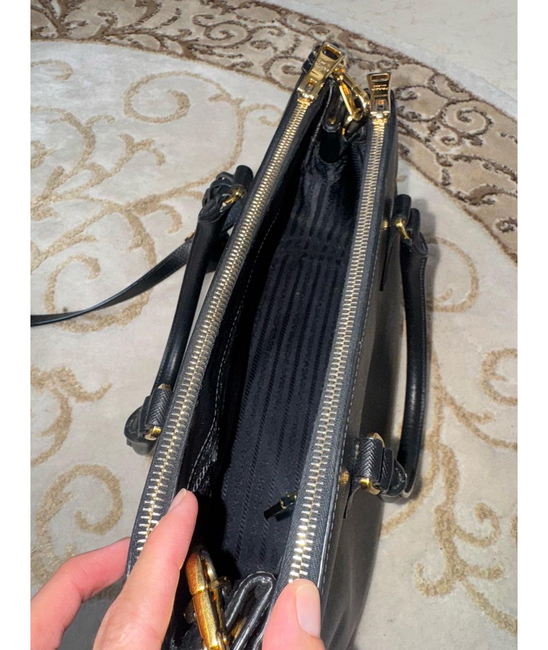 PRADA Черная сумка тоут, фото 4