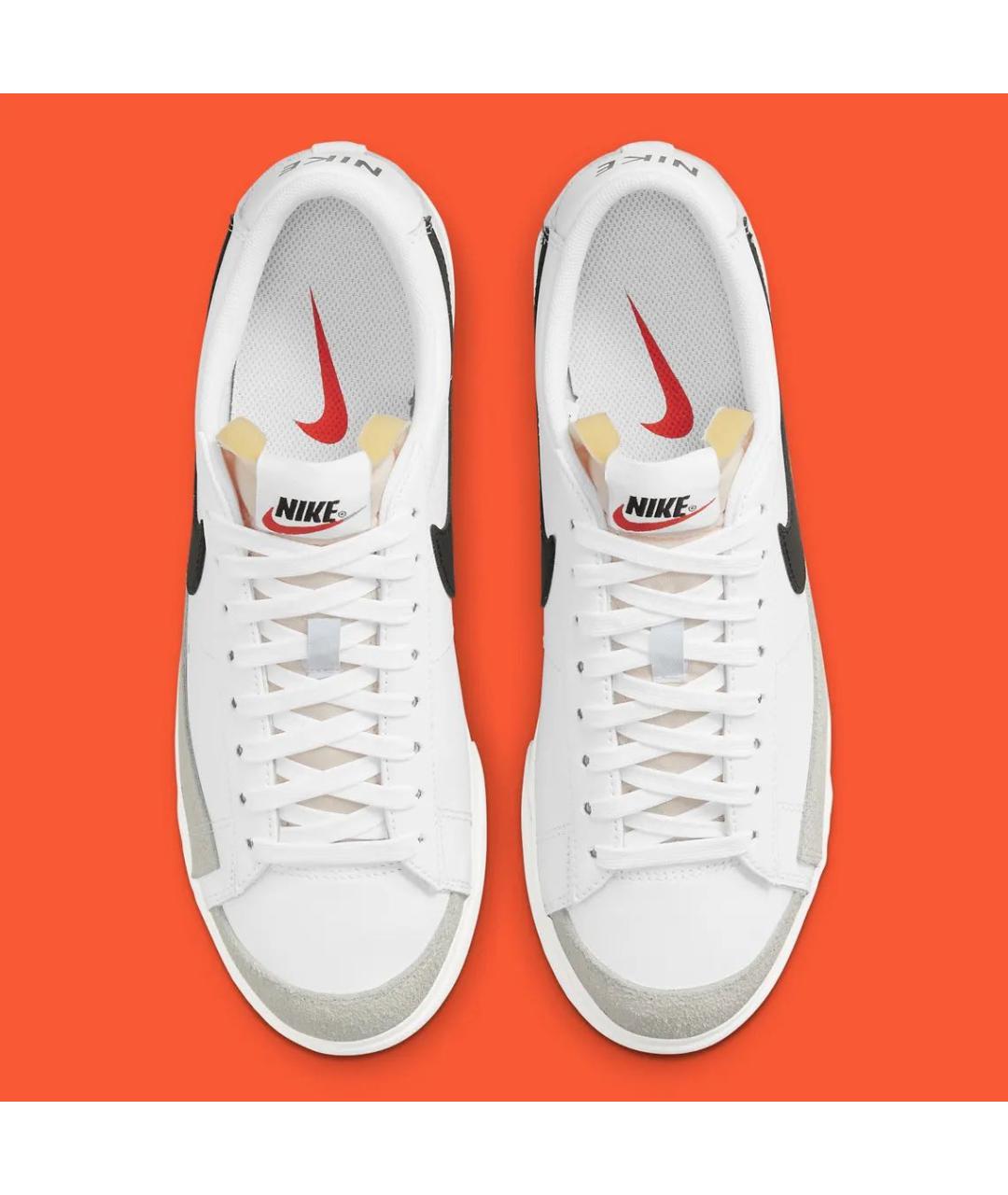 NIKE Белые кожаные кеды, фото 4