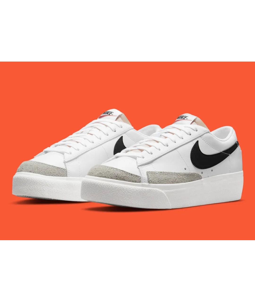 NIKE Белые кожаные кеды, фото 3