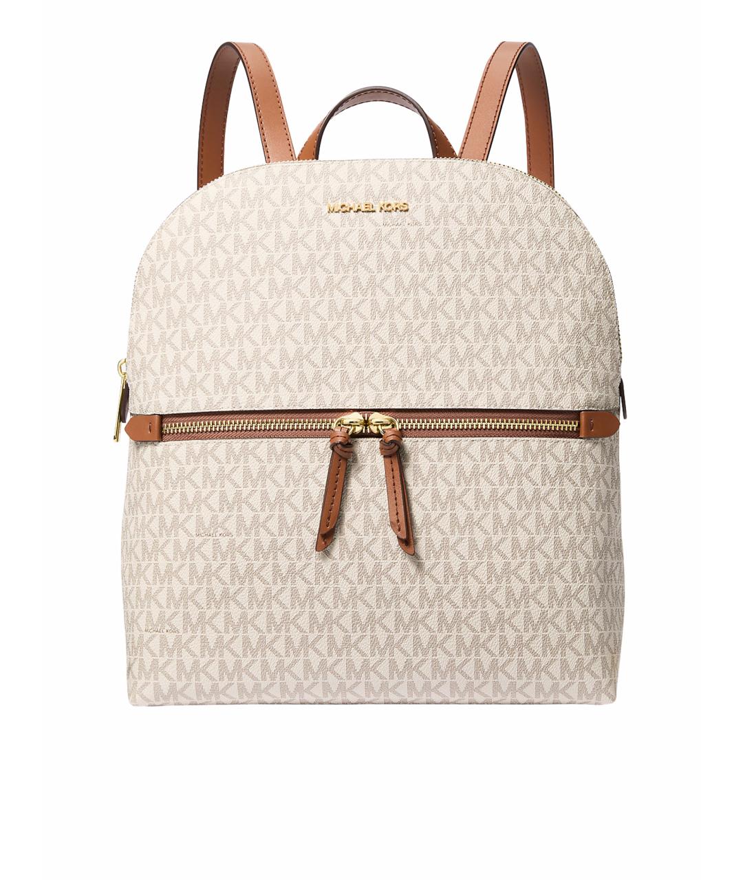 MICHAEL KORS Бежевый рюкзак из искусственной кожи, фото 1