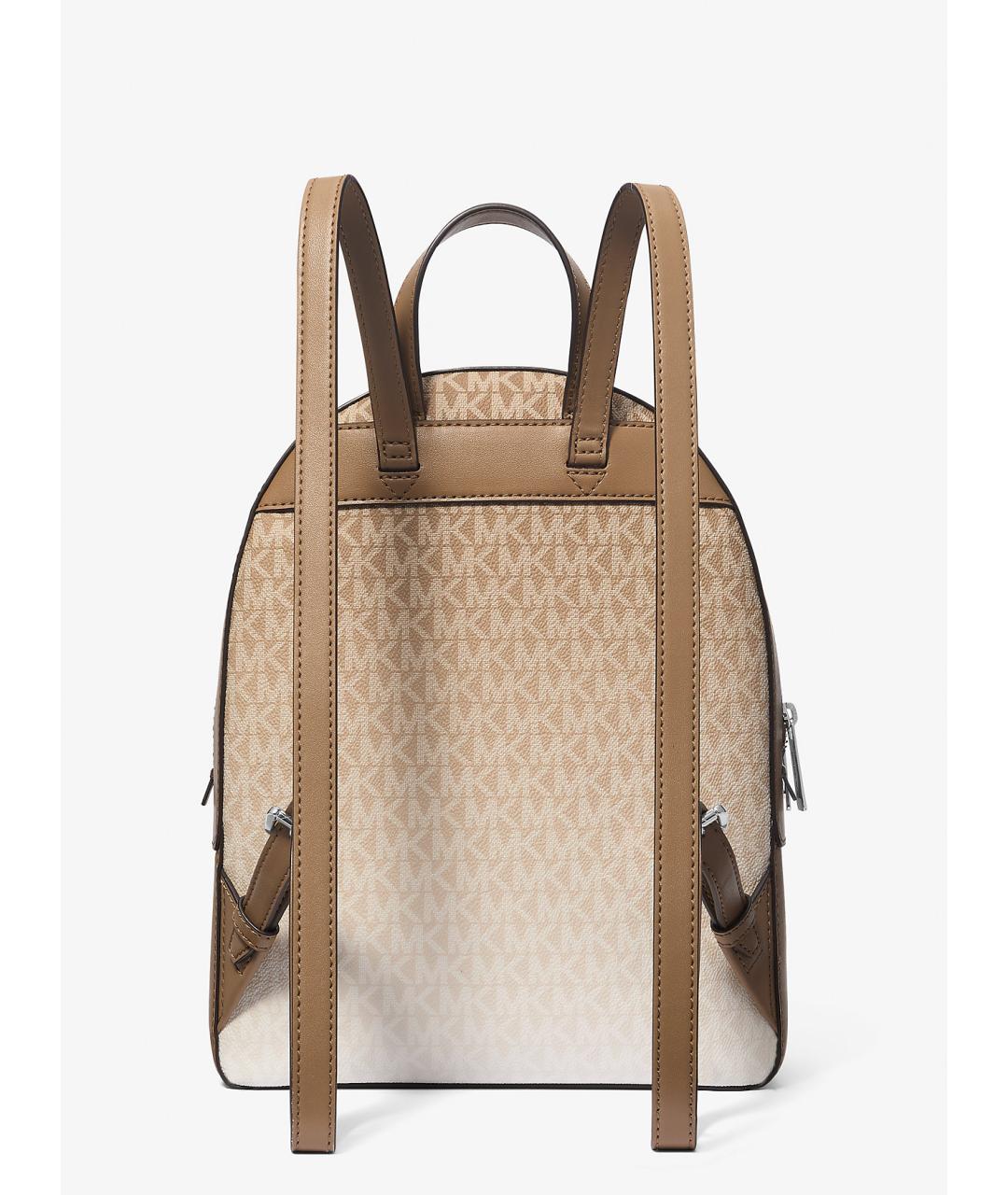MICHAEL KORS Бежевый рюкзак из искусственной кожи, фото 2