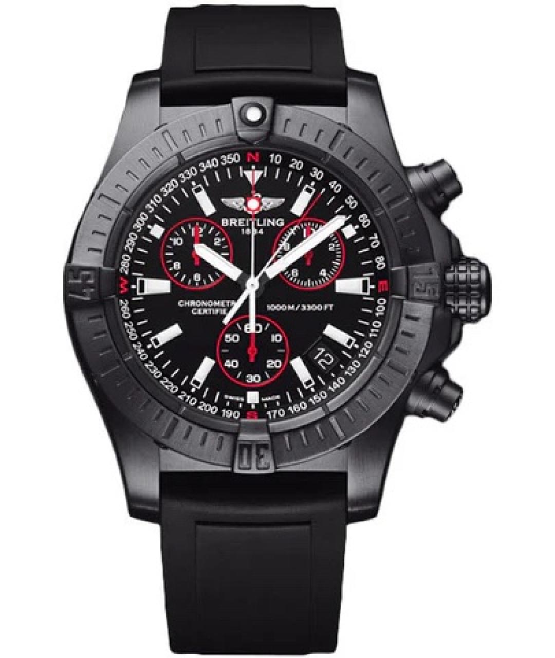 BREITLING Черные металлические часы, фото 1
