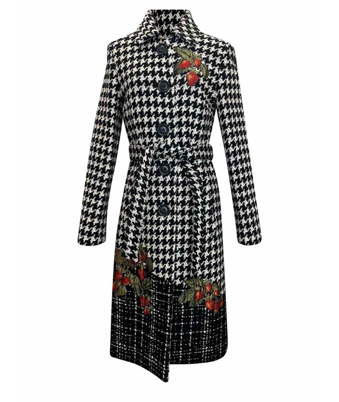 ESCADA Черное шерстяное пальто, фото 1