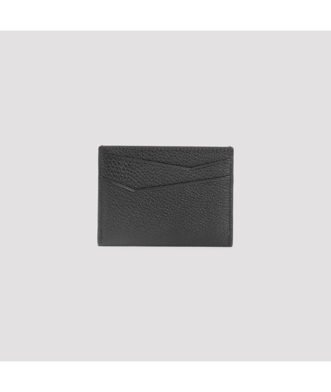LOEWE Черный кожаный кардхолдер, фото 4