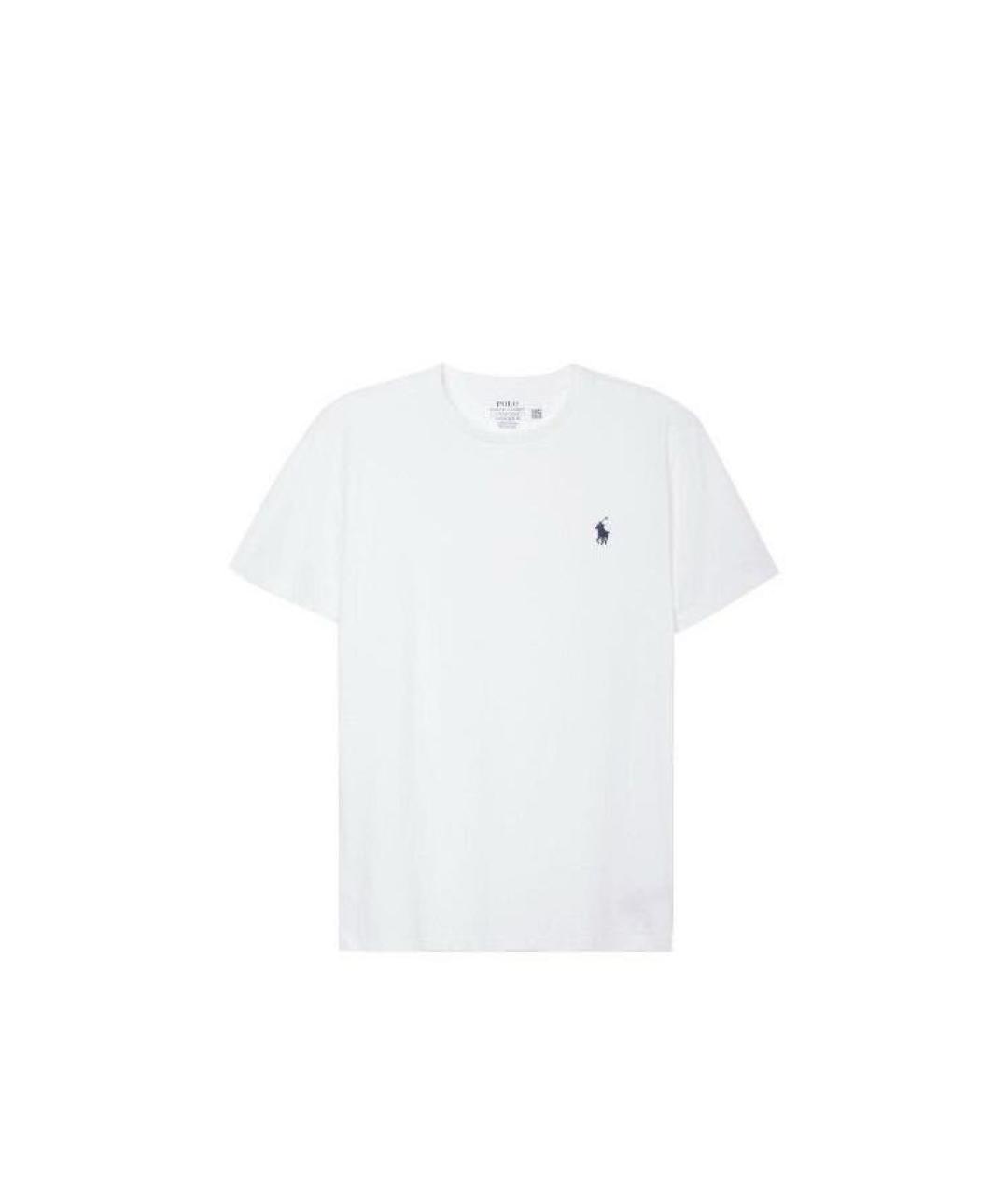 POLO RALPH LAUREN Белая хлопковая футболка, фото 1