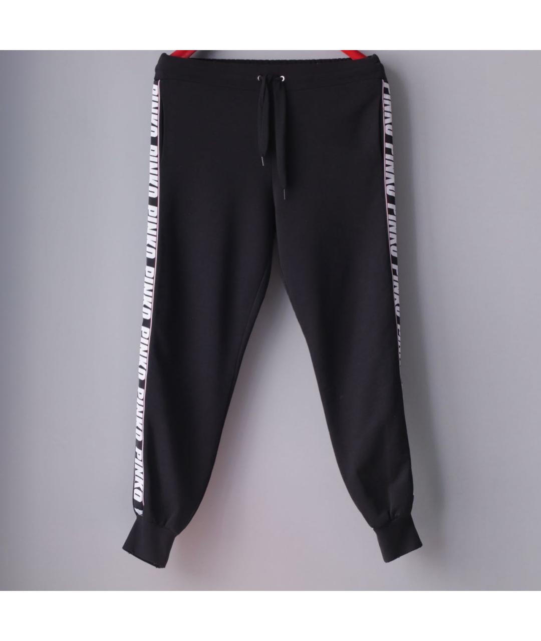 PINKO Черные хлопковые спортивные брюки и шорты, фото 9