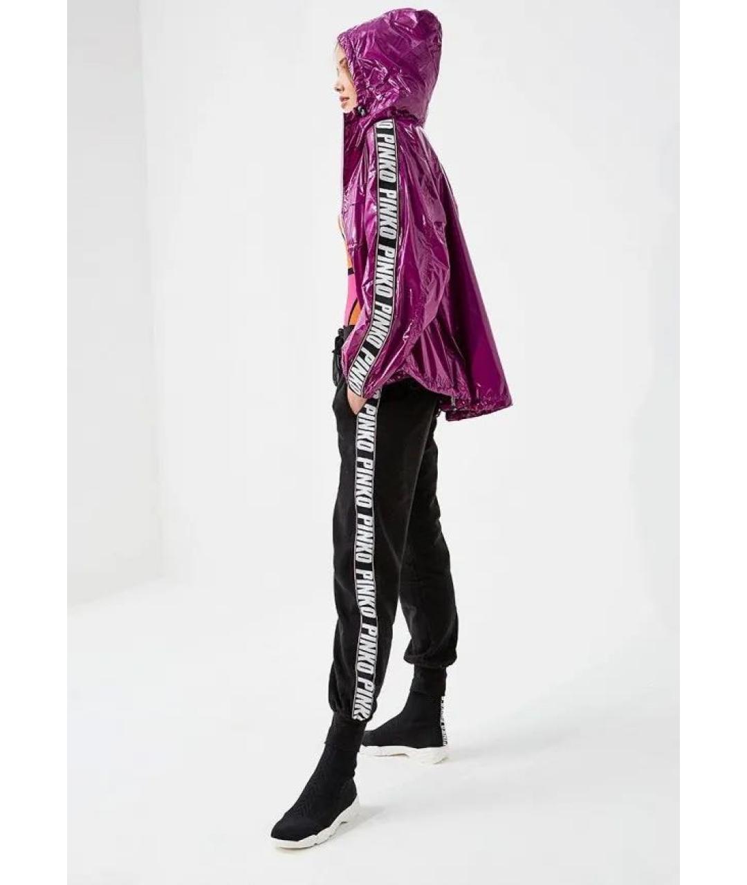 PINKO Черные хлопковые спортивные брюки и шорты, фото 8
