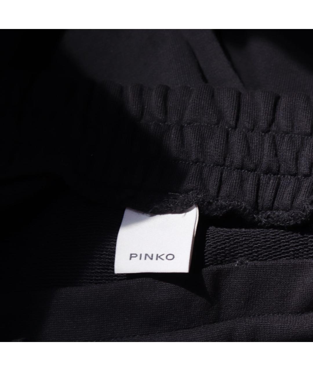 PINKO Черные хлопковые спортивные брюки и шорты, фото 3