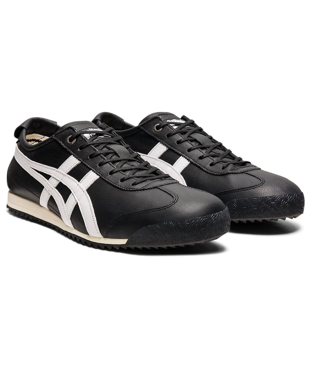 ONITSUKA TIGER Черные кожаные кроссовки, фото 2