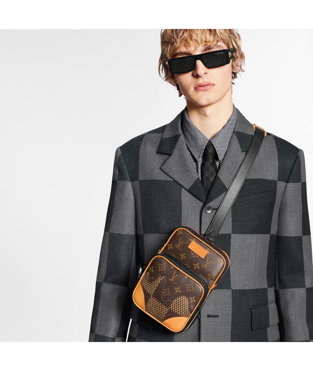 LOUIS VUITTON Коричневая сумка на плечо, фото 8