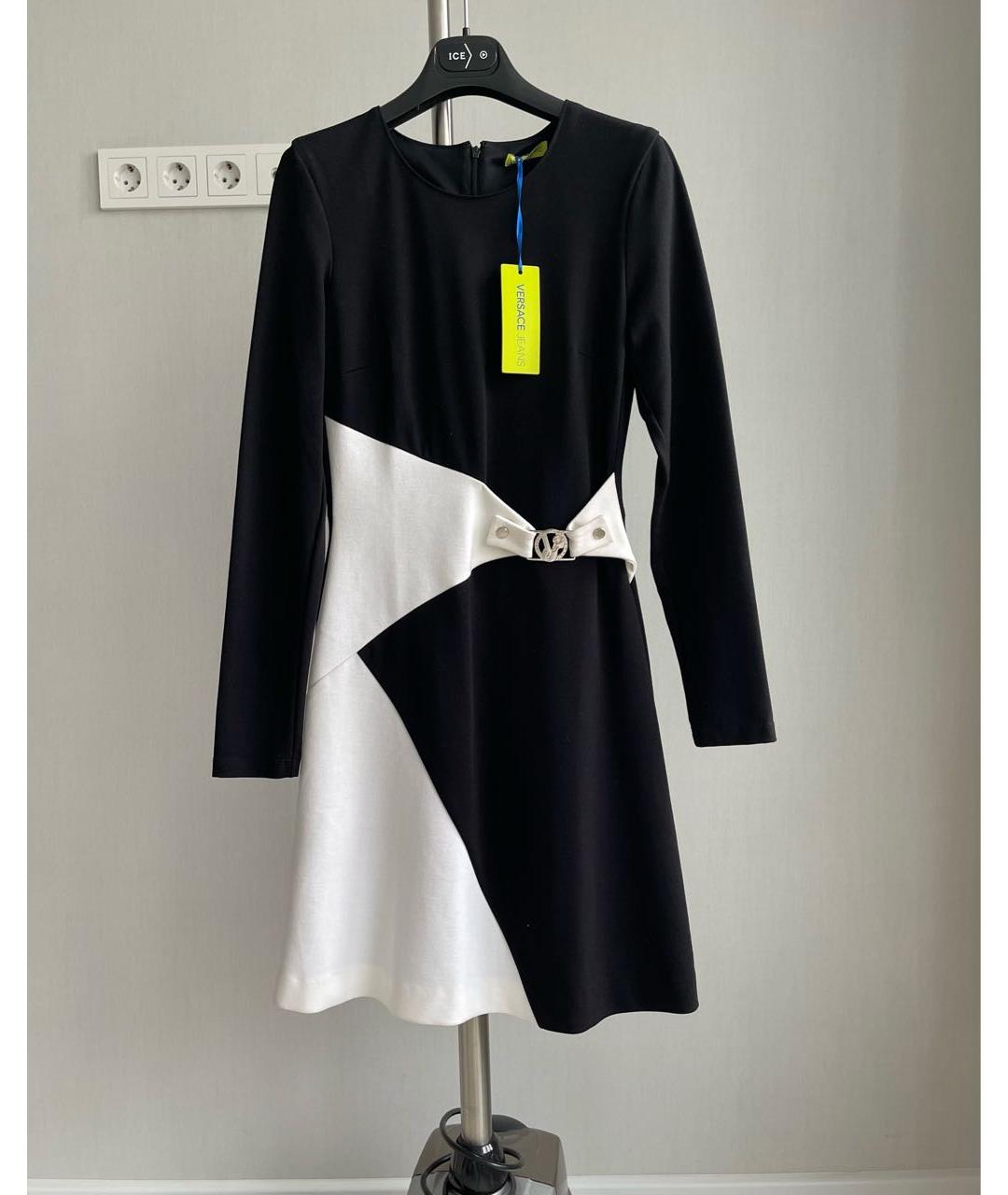 VERSACE JEANS COUTURE Мульти вискозное платье, фото 5