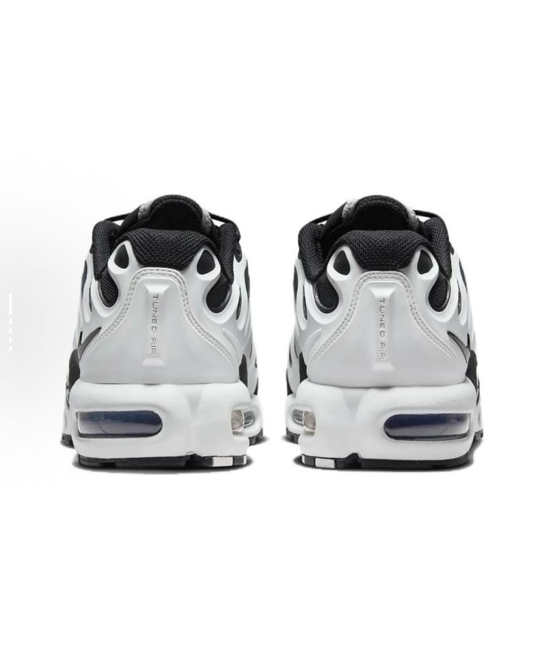 NIKE Белые текстильные низкие кроссовки / кеды, фото 5