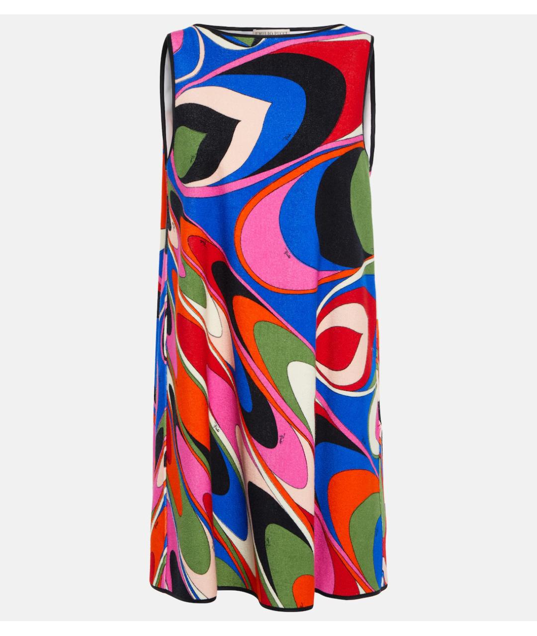 EMILIO PUCCI Мульти коктейльное платье, фото 6