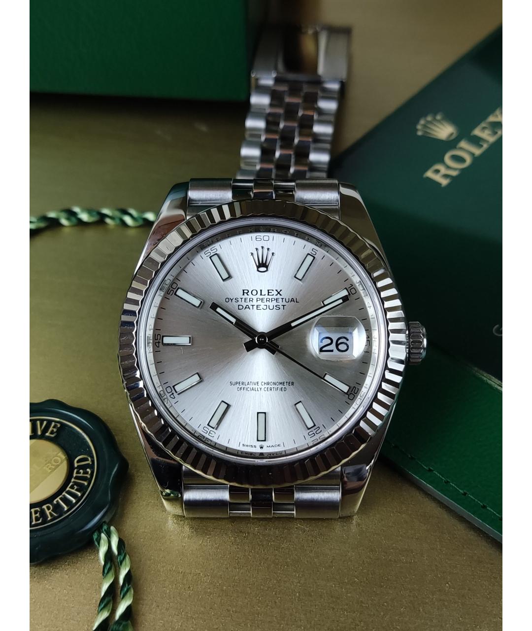 ROLEX Золотые часы из белого золота, фото 5