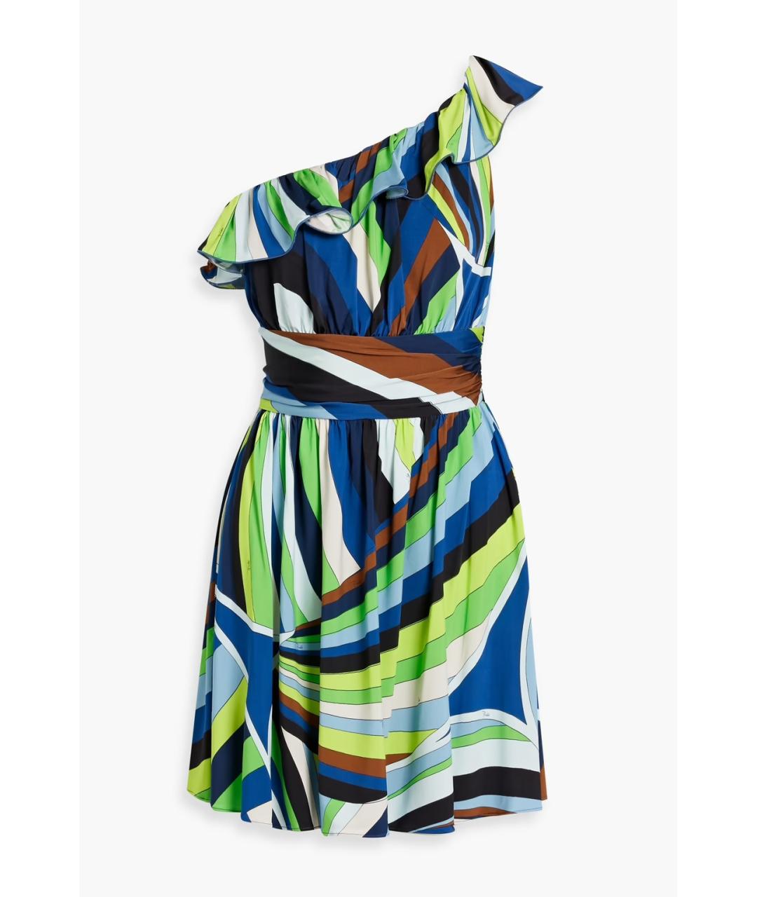 EMILIO PUCCI Мульти коктейльное платье, фото 4