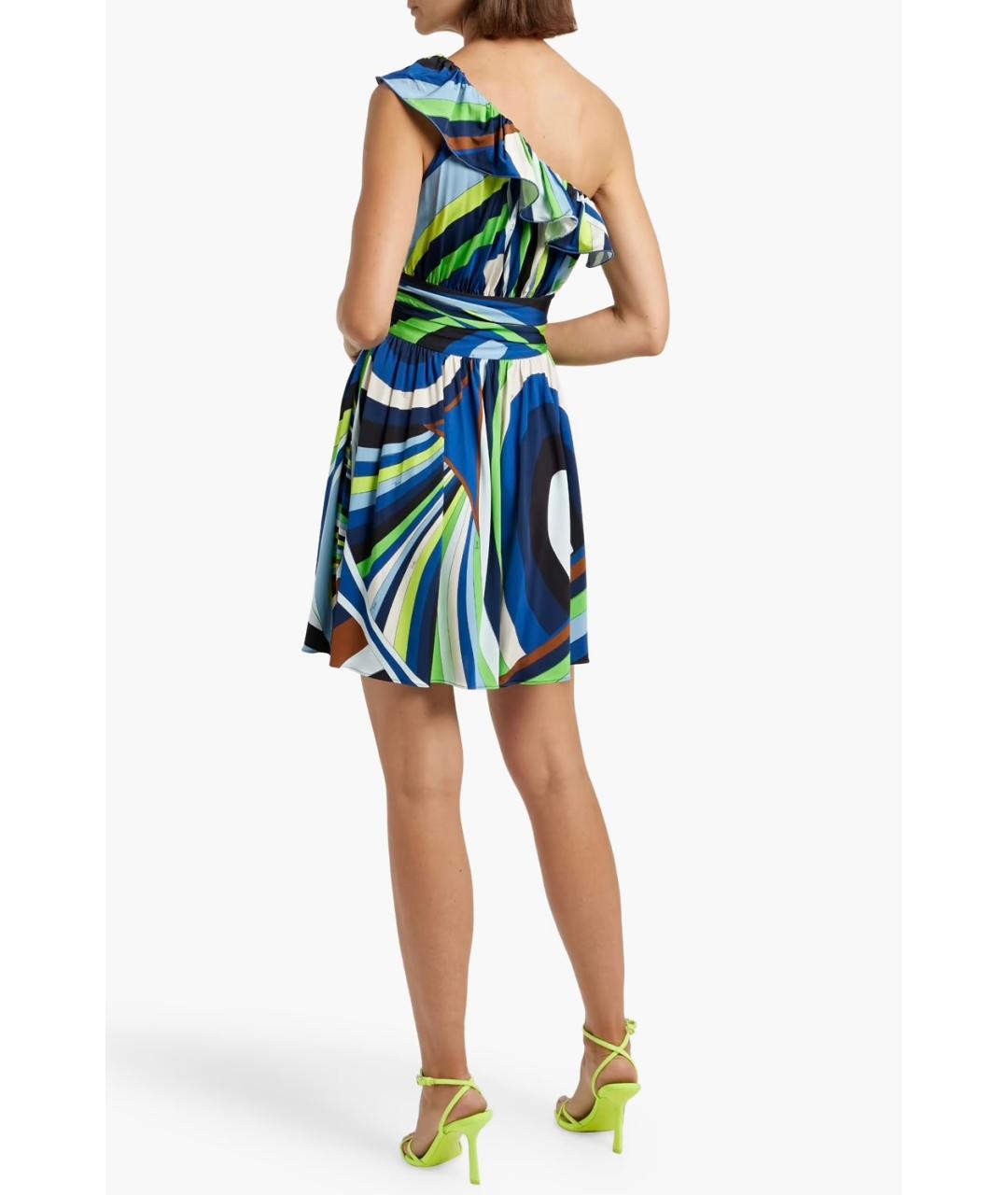 EMILIO PUCCI Мульти коктейльное платье, фото 3