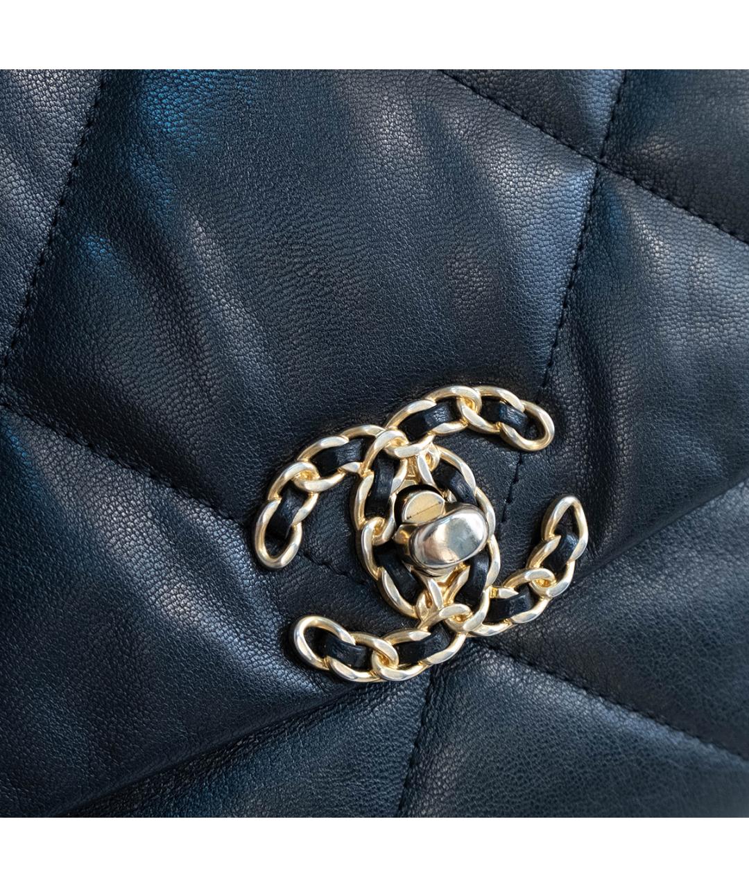 CHANEL Черная кожаная сумка через плечо, фото 4