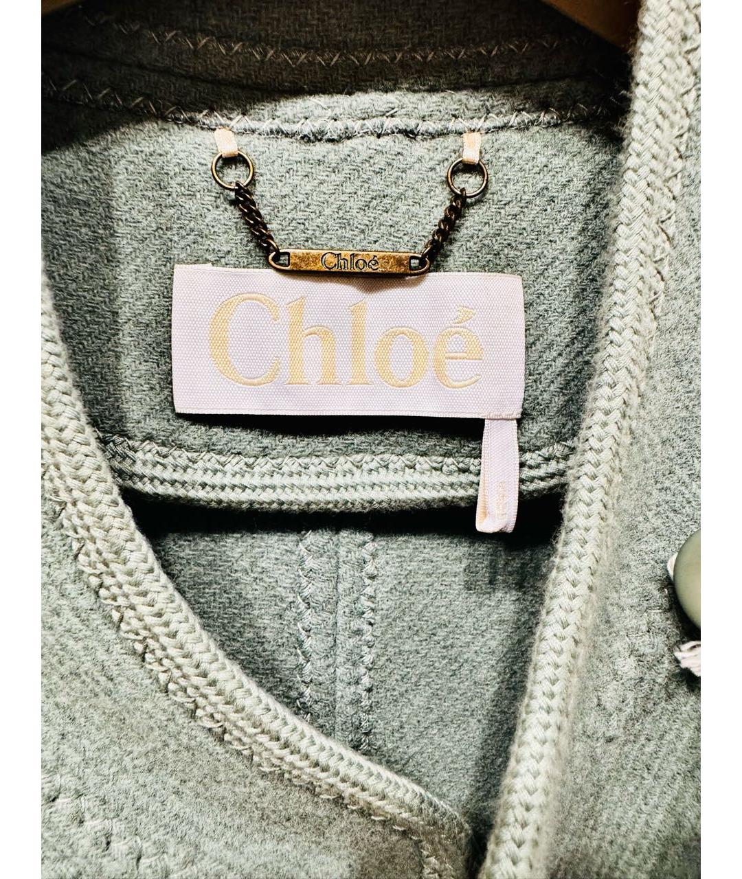 CHLOE Шерстяное пальто, фото 7
