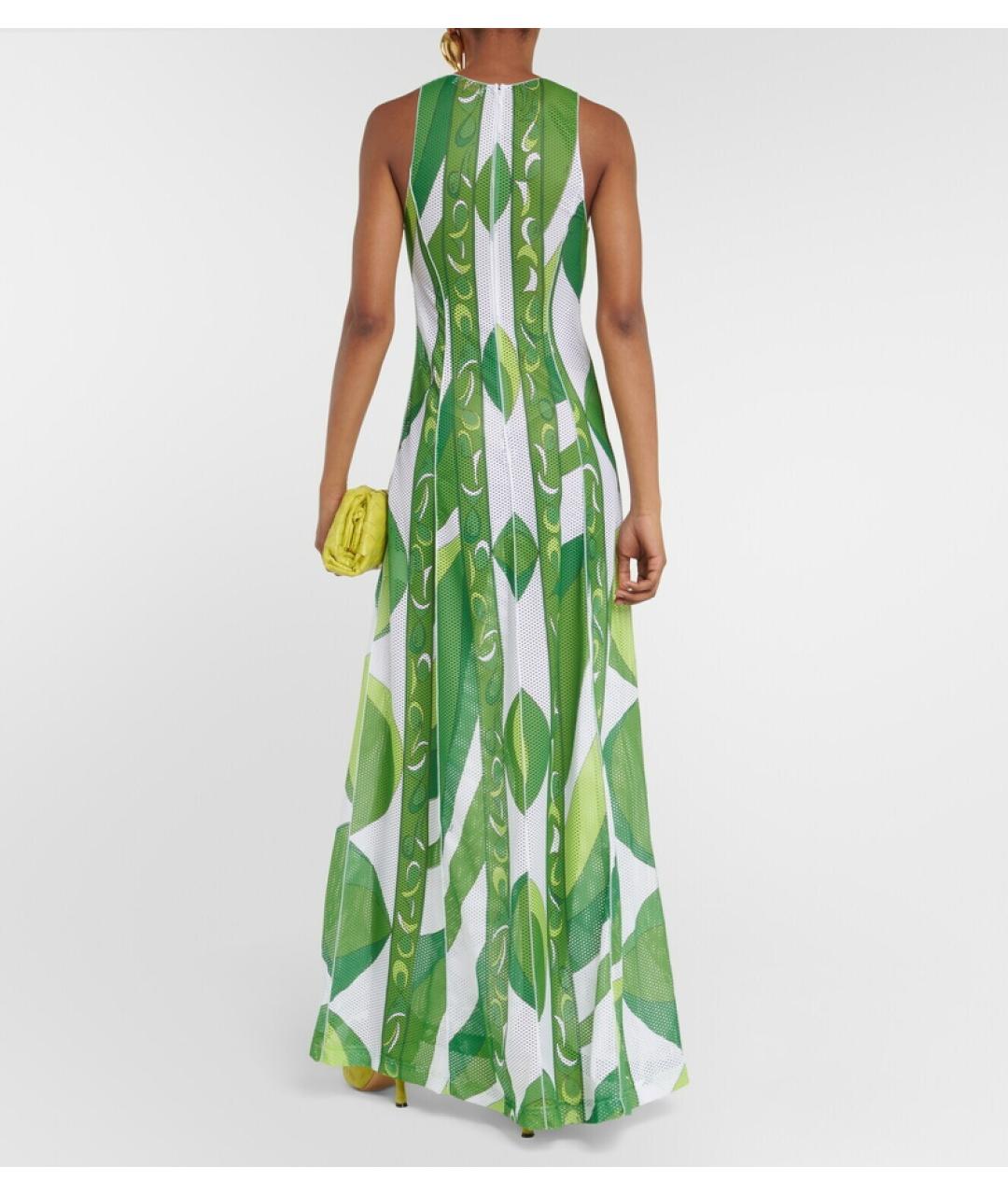 EMILIO PUCCI Зеленые коктейльное платье, фото 5