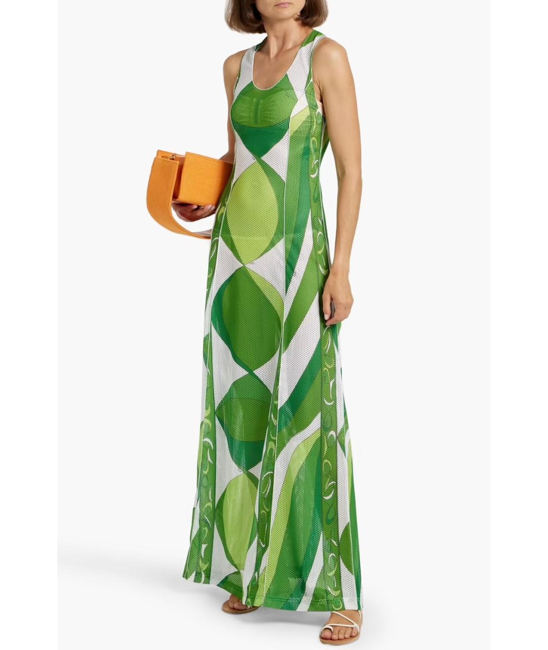 EMILIO PUCCI Зеленые коктейльное платье, фото 2