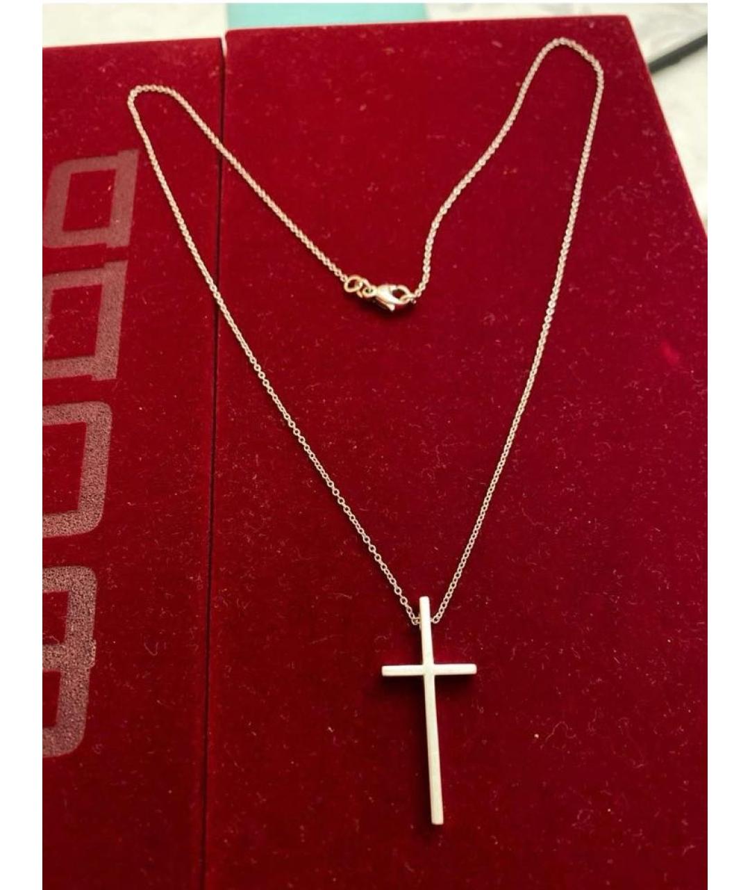 TIFFANY&CO Белая подвеска из белого золота, фото 3