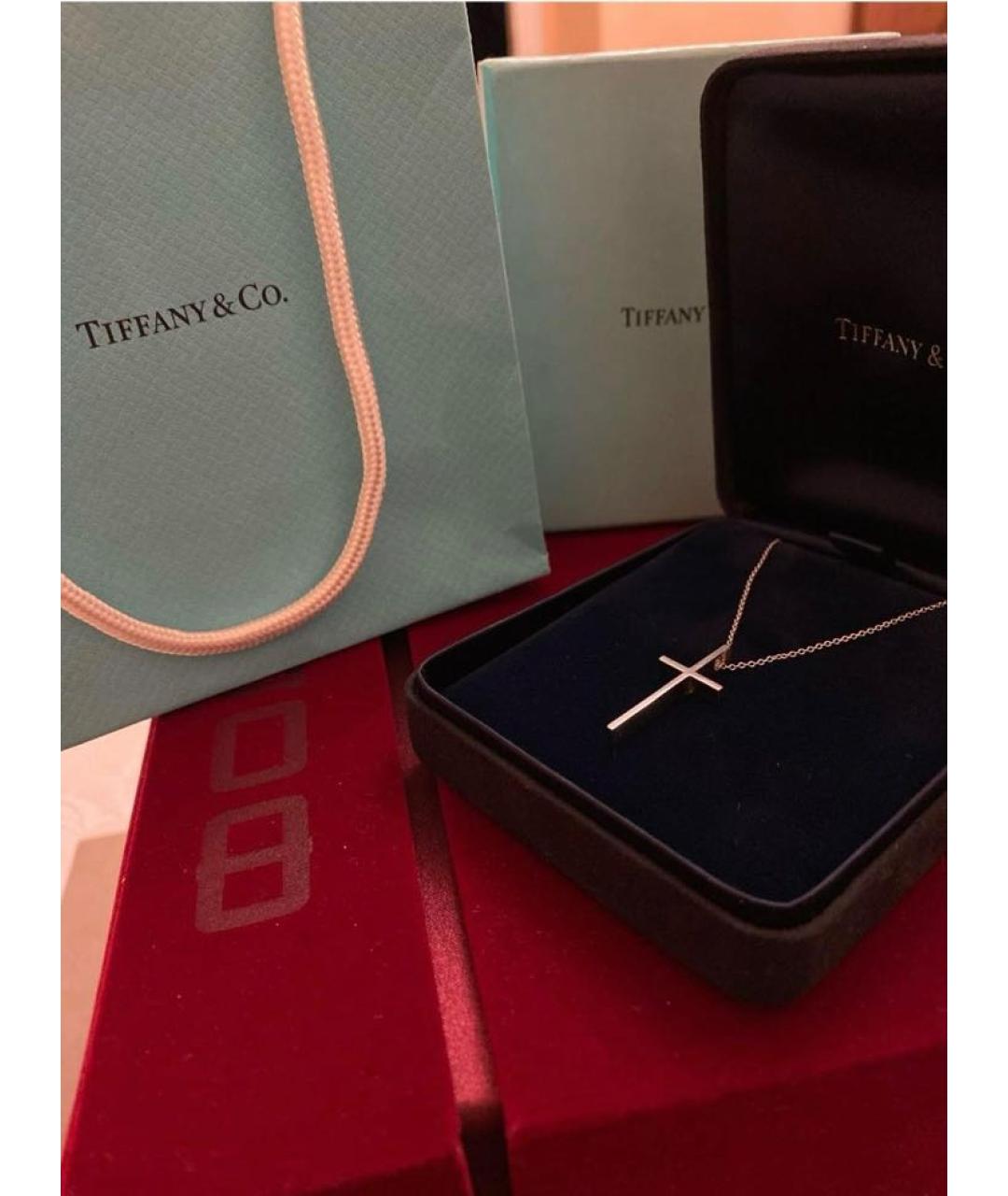TIFFANY&CO Белая подвеска из белого золота, фото 5