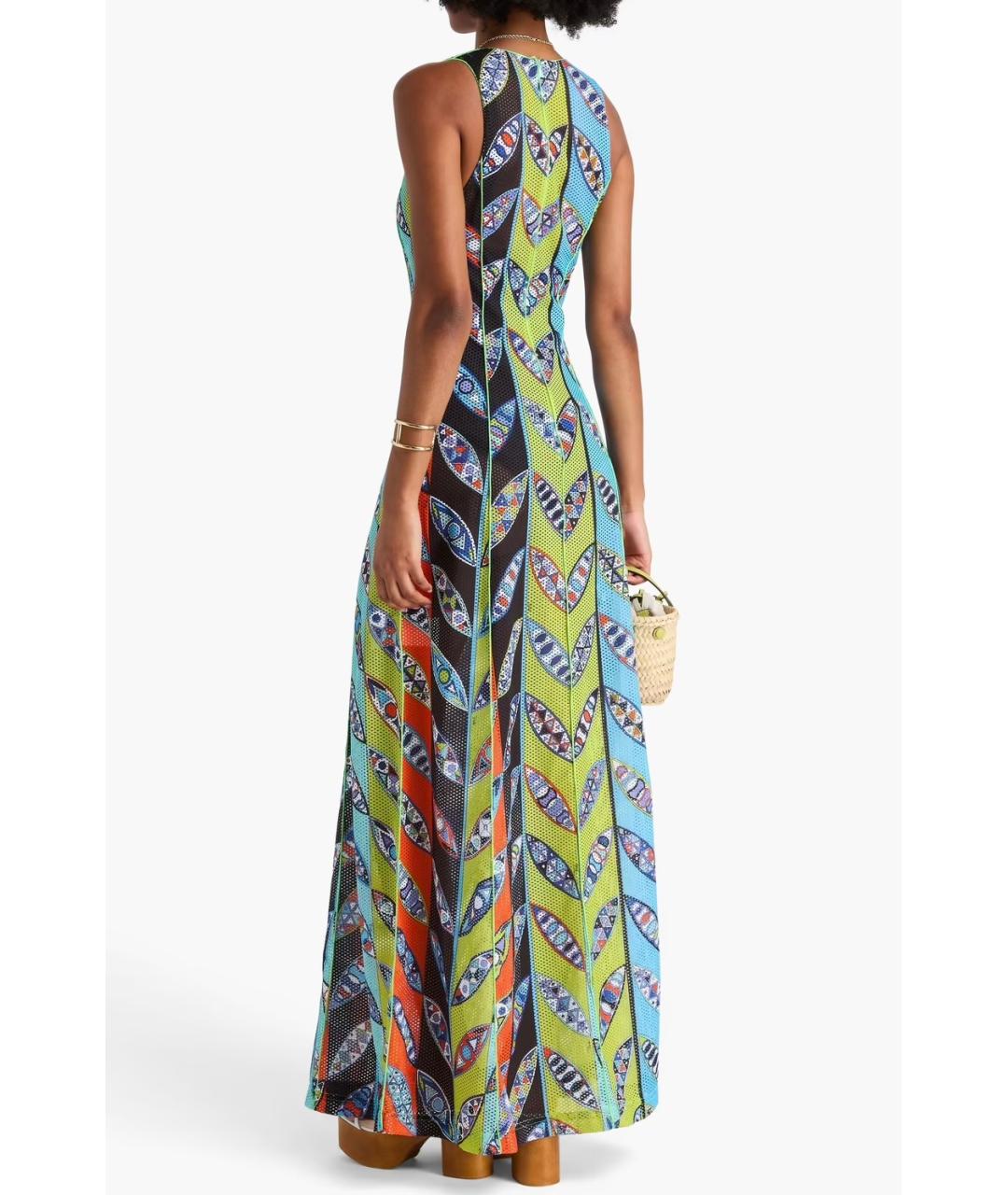 EMILIO PUCCI Мульти коктейльное платье, фото 3