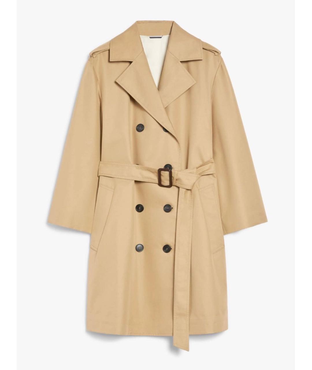 WEEKEND MAX MARA Бежевый тренч/плащ, фото 8